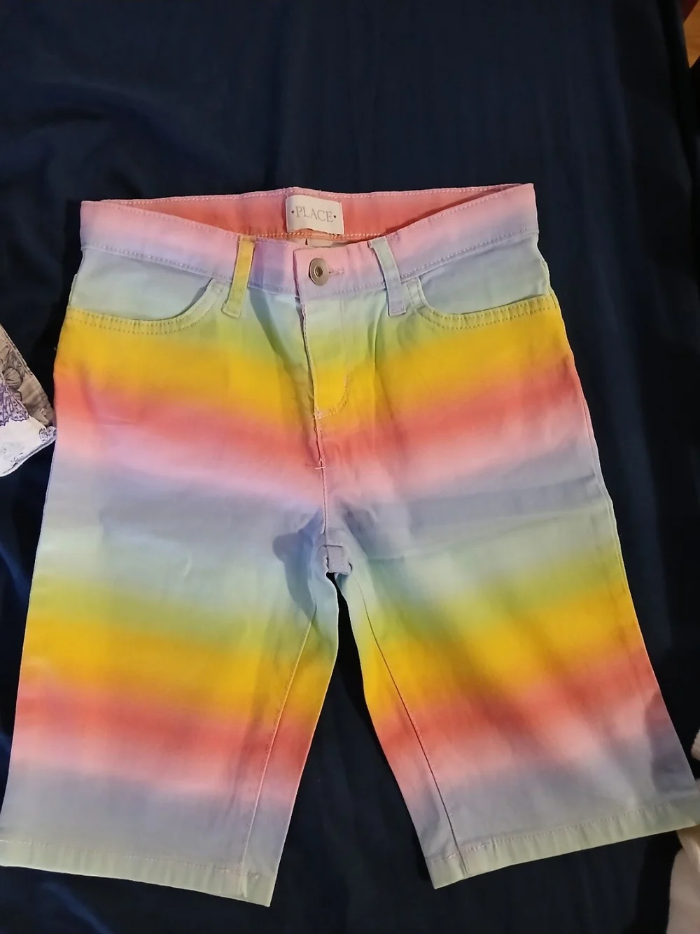 Girls' Multicolor Tie-Dye & Butterfly Print Pants - Pack of 5